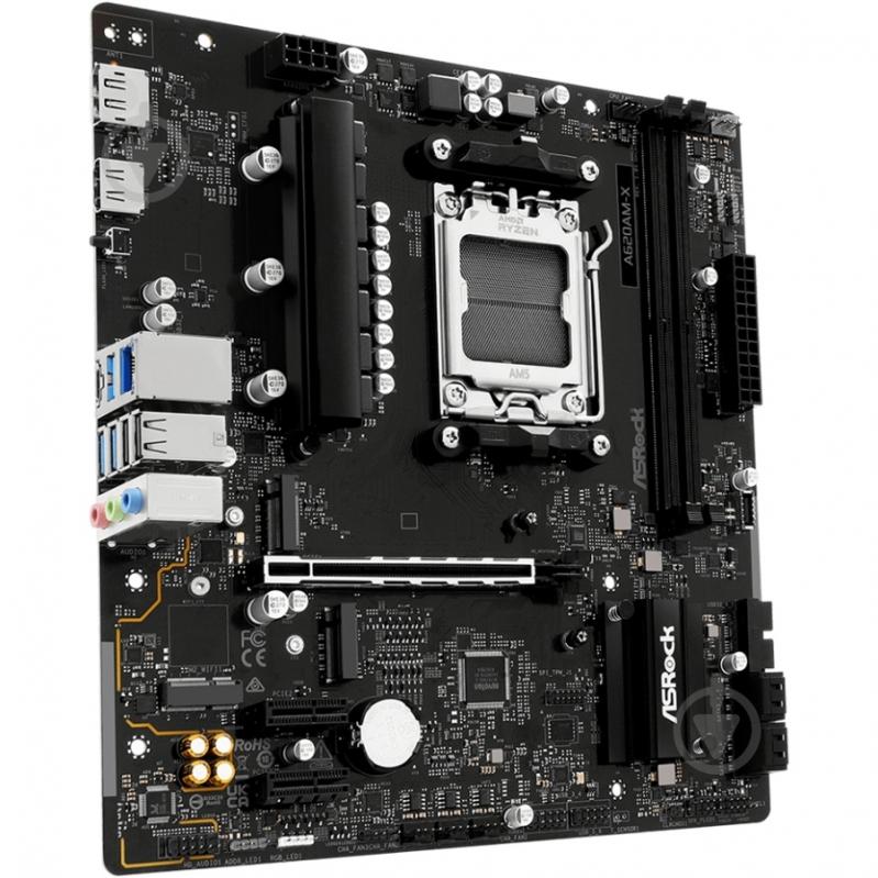 Материнская плата ASRock A620AM-X (Socket AM5, AMD A620A, ATX) - фото 2