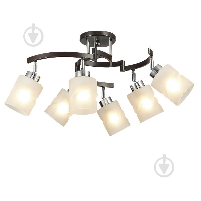 Люстра стельова Victoria Lighting 6x60 Вт E27 венге Felix/PL6 - фото 1