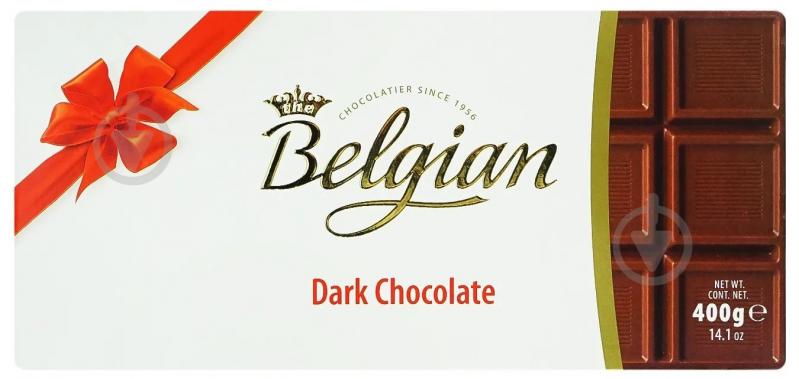 Шоколад Belgian Chocolate чорний 50% Xl 400 г - фото 1