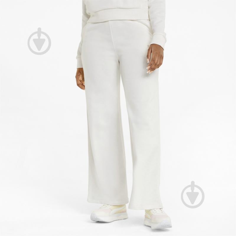 Брюки Puma ESS+ Embroidery Pants 84833399 р. XS белый - фото 1