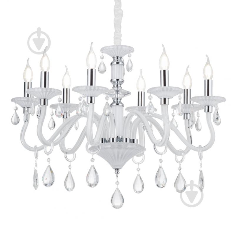 Люстра Victoria Lighting 8x40 Вт E14 белый Cordelia/SP8 white - фото 1