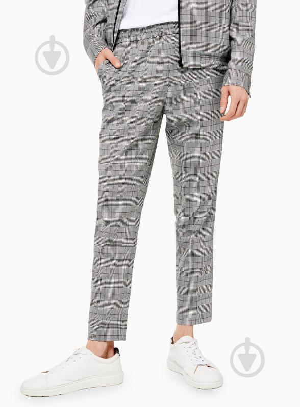 Штани TopMan CASUAL TROUSERS 88D50S-GRY 36R сірий - фото 1