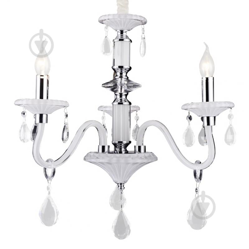 Люстра Victoria Lighting 3x40 Вт E14 білий Cordelia/SP3 white - фото 1