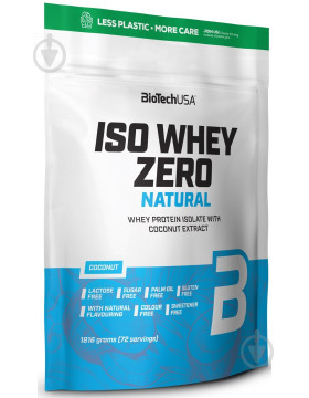 Протеин BioTechUSA IsoWhey Zero Natural Lactose Free корица-ваниль 500 г - фото 1