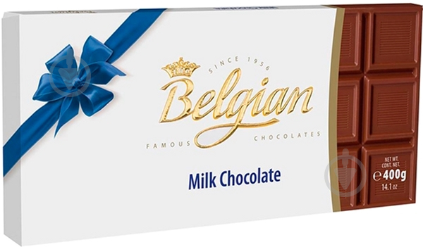 Молочный шоколад Belgian Chocolate молочный 400 г - фото 1