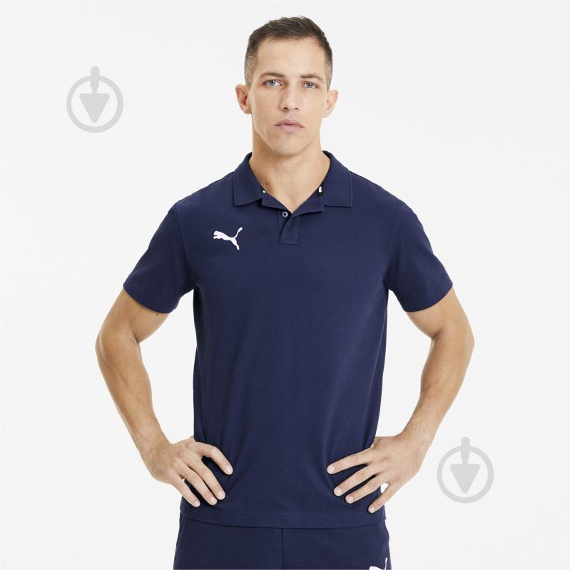 Поло Puma TEAMGOAL 23 CASUALS POLO 65657906 р.M синий - фото 3