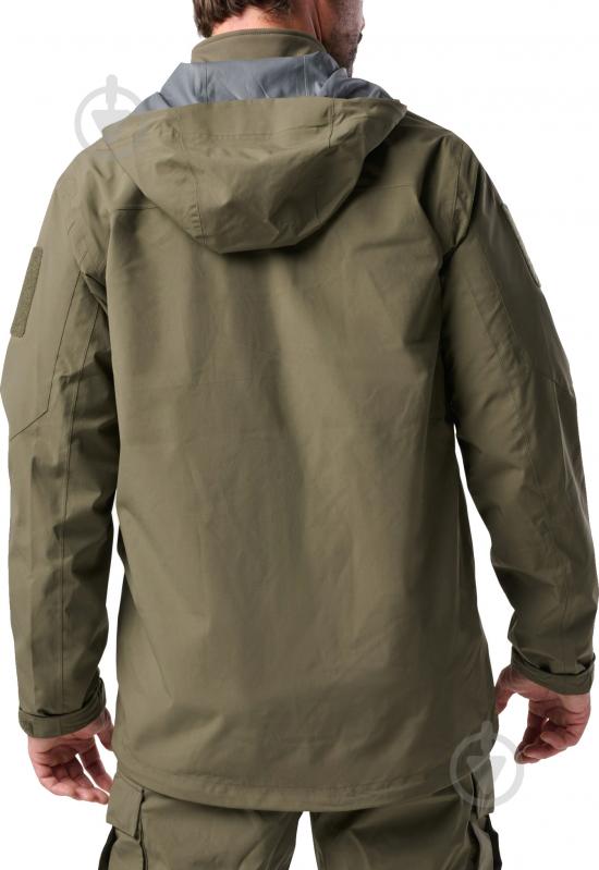 Куртка чоловіча демісезонна 5.11 Tactical Force Rain Shell Jacket 48362-186 р.M Ranger green - фото 2