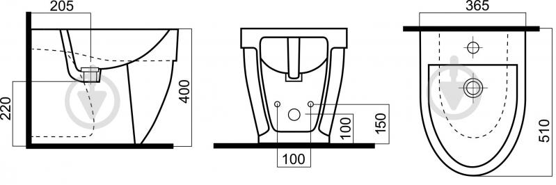 Биде AM.PM Bliss L (C533111WH) - фото 5