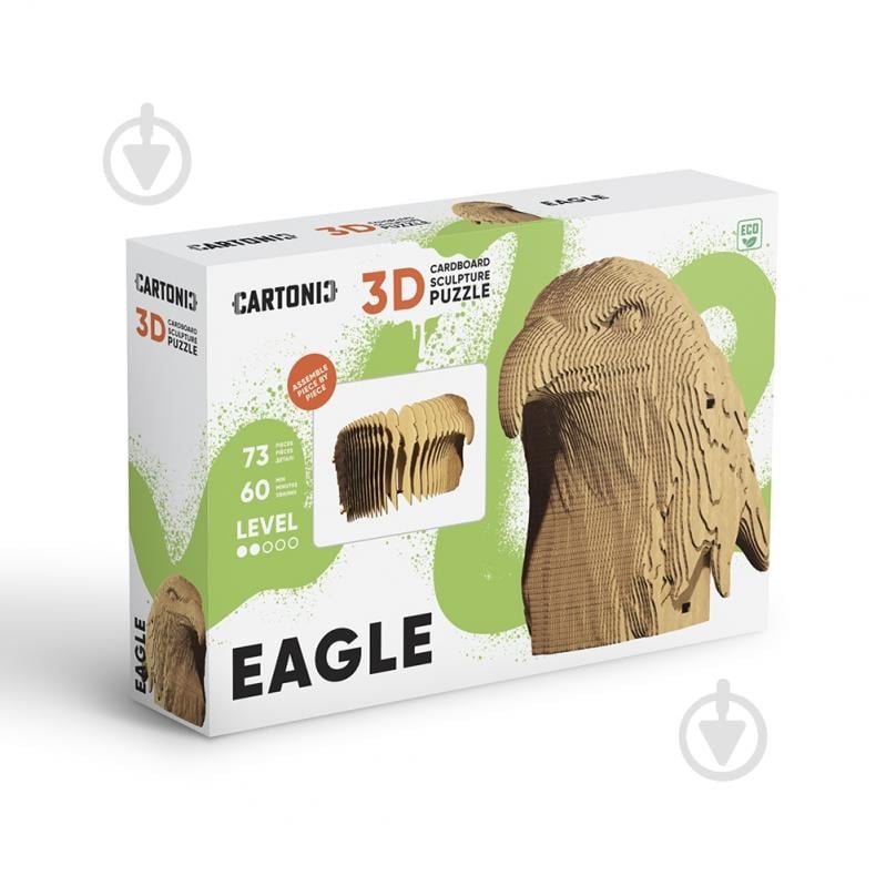 Конструктор картонный 1DEA.me 3D Puzzle EAGLE CARTEAG - фото 2
