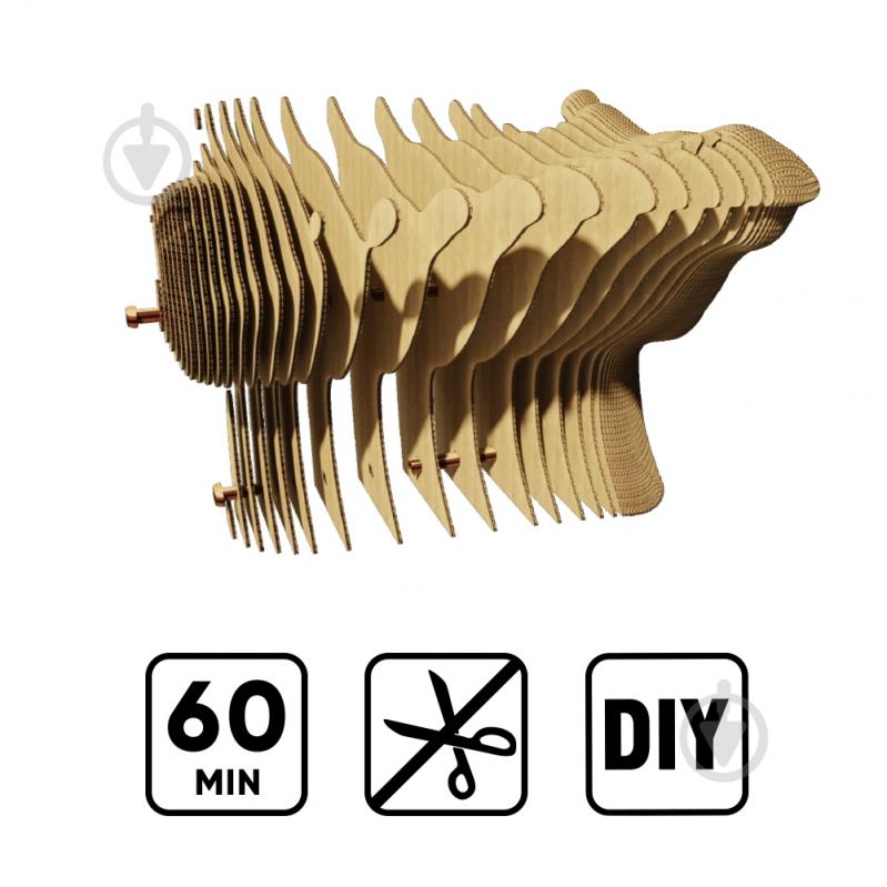 Конструктор картонный 1DEA.me 3D Puzzle GIRAFFE CARTGIR - фото 4 Конструктор картонный 1DEA.me 3D Puzzle GIRAFFE CARTGIR - фото 4