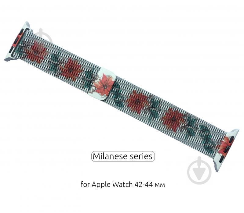 Ремешок Armorstandart Milanese Loop для Apple Watch All Series 42-44mm Flower Fuchsia (ARM52960) ARM52960 - фото 2