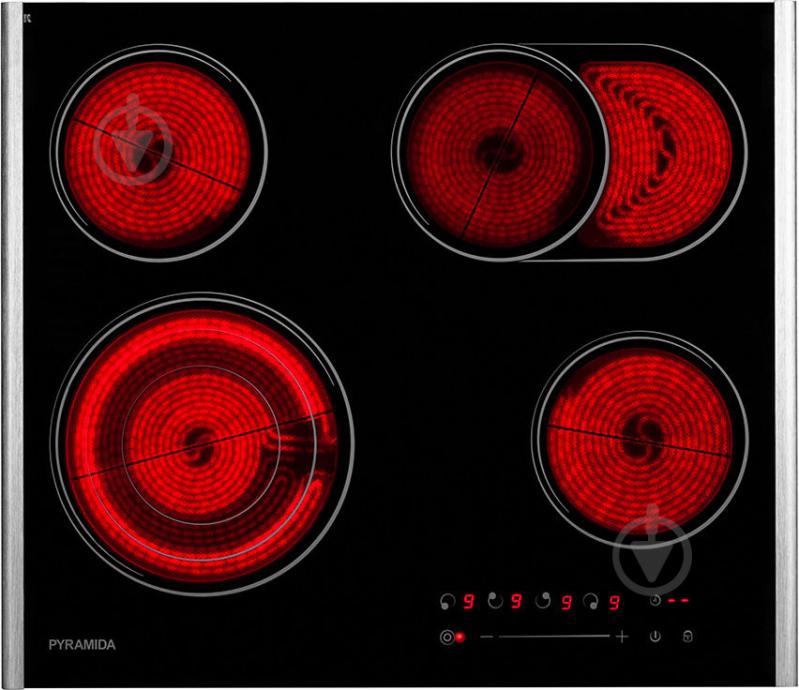 Варочная поверхность электрическая Pyramida CFEA 642/2 YL (S) - фото 3