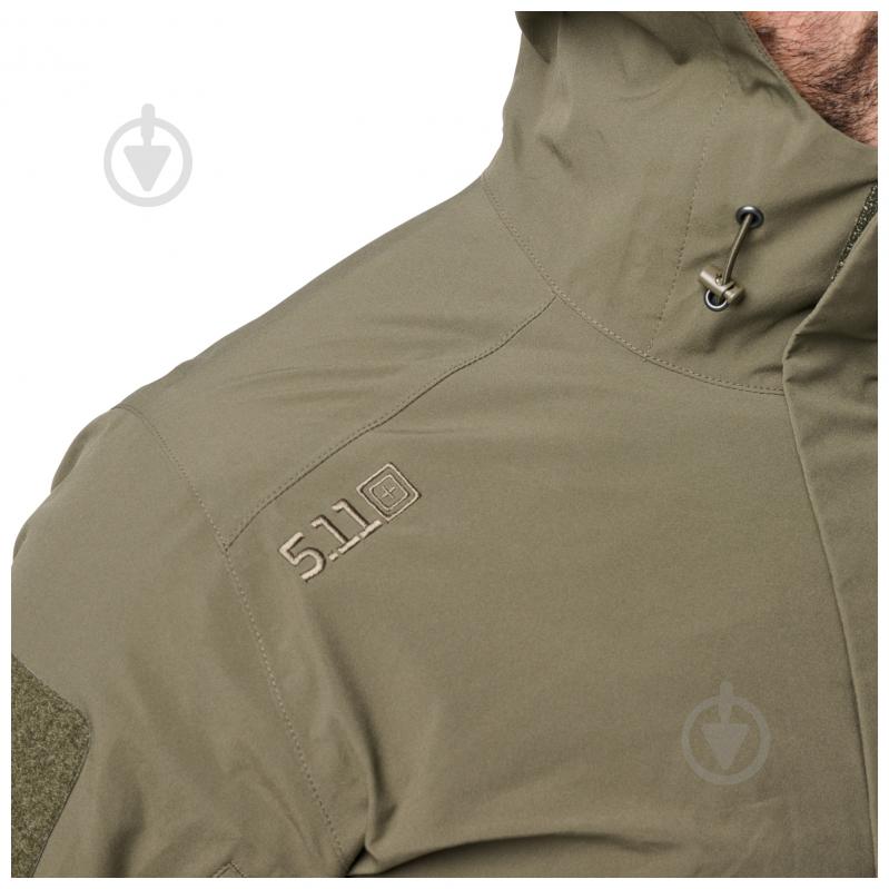 Куртка чоловіча демісезонна 5.11 Tactical Force Rain Shell Jacket 48362-186 р.XXL Ranger green - фото 7