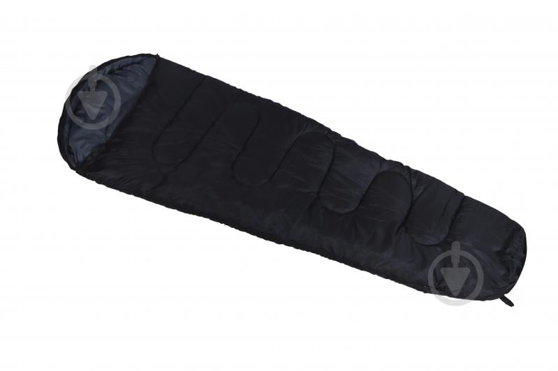 Спальний мішок Grilland OS00003 з капюшоном 190+30х75 см чорний - фото 2