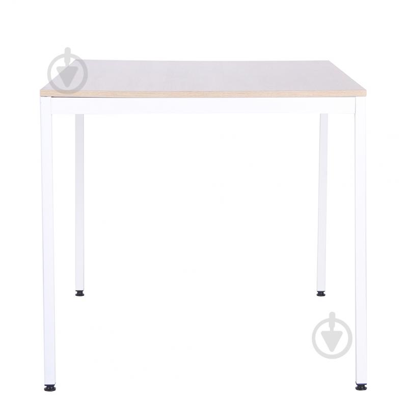 Стіл обідній AMF Art Metal Furniture Норд каркас розбірний білий беж - фото 4