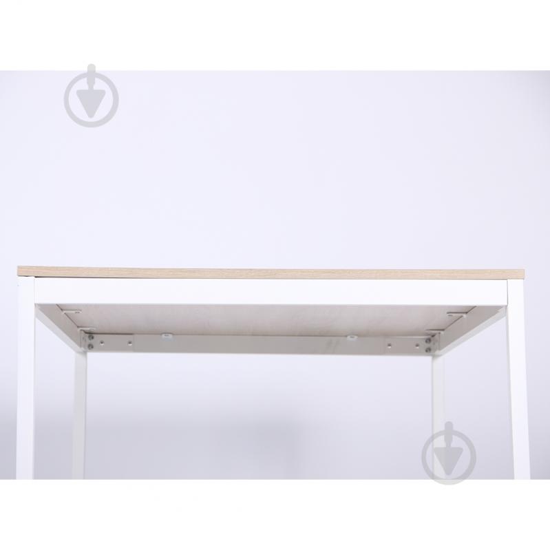 Стіл обідній AMF Art Metal Furniture Норд каркас розбірний білий беж - фото 5