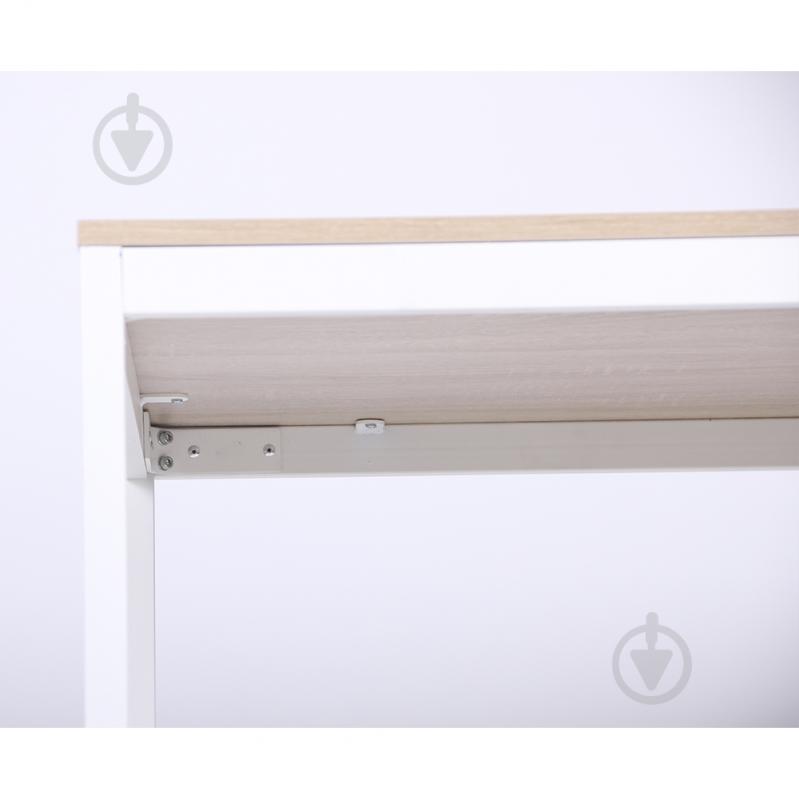 Стіл обідній AMF Art Metal Furniture Норд каркас розбірний білий беж - фото 8