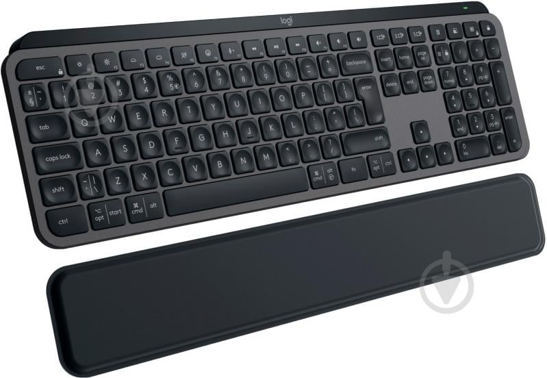 Клавиатура Logitech MX Keys S PLUS PALMREST (L920-011589) graphite - фото 2