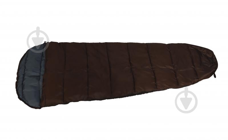 Спальний мішок Grilland з капюшоном 68102 220+50х75 см коричневий - фото 3