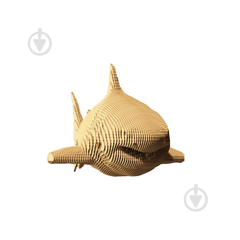 Конструктор картонний 1DEA.me 3D Puzzle SHARK CARTSHARK - фото 4