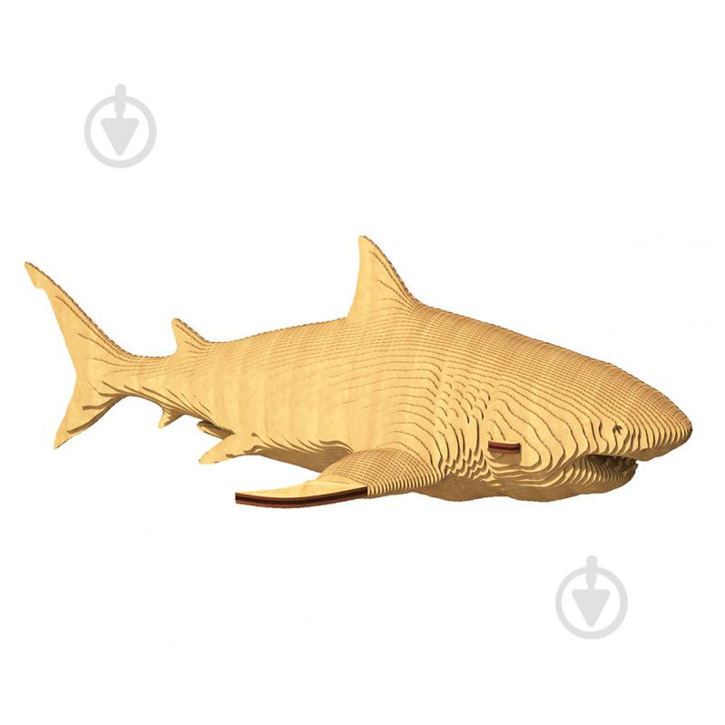 Конструктор картонний 1DEA.me 3D Puzzle SHARK CARTSHARK - фото 2