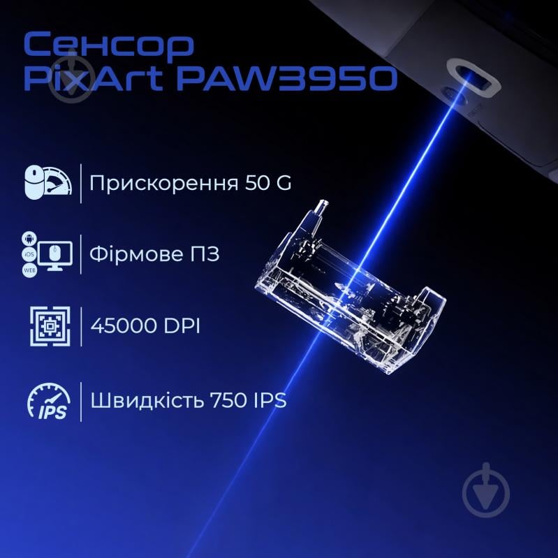 Игровая мышь RAWM LEVIATHAN V4 black (leviathan-v4.black) - фото 2