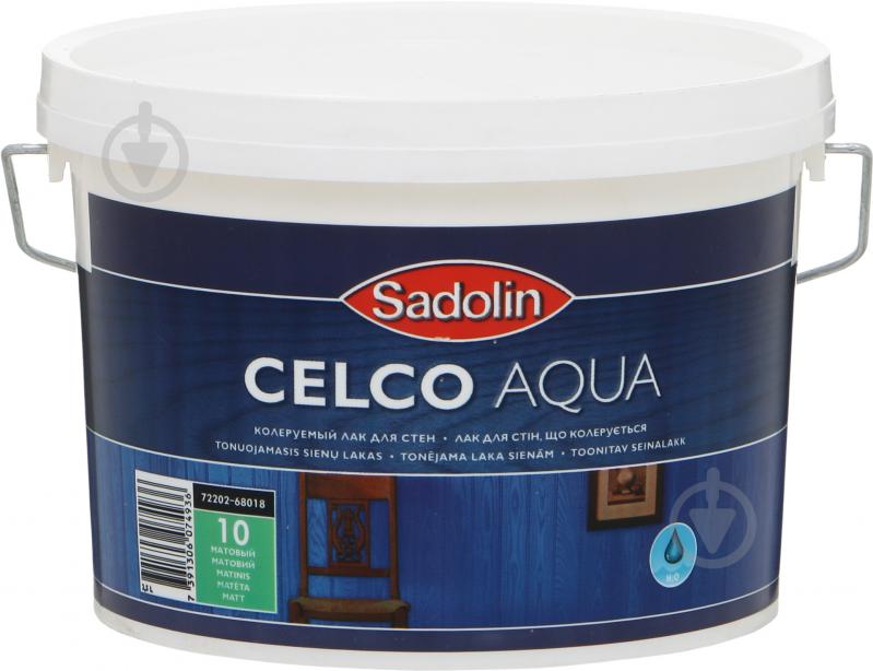 Лак CELCO AQUА 10 Sadolin мат 2,5 л - фото 1