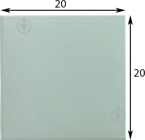Плитка Mainzu Technical Soft Aloe 20х20 см - фото 2