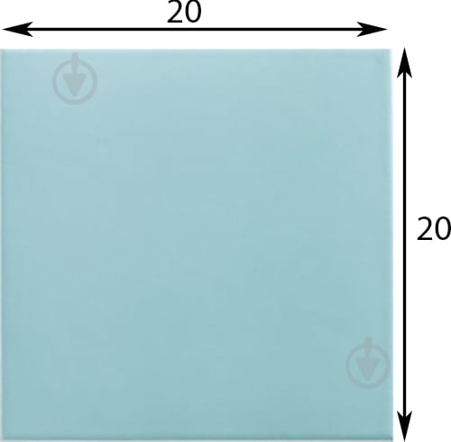 Плитка Mainzu Technical Soft Sea 20х20 см - фото 2