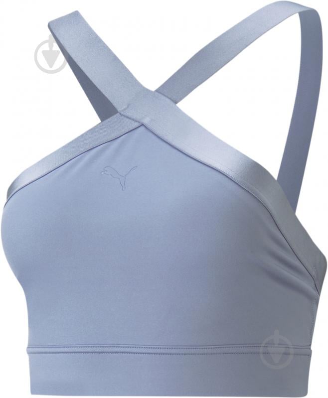 Бра Puma FLAWLESS SCULPT MID-IMPACT LONGLINE BRA 52314018 р.S блакитний - фото 1