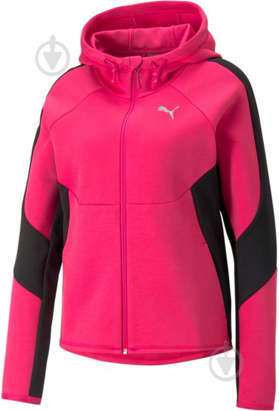 Джемпер Puma EVOSTRIPE FULL-ZIP HOODIE 67308564 р.M рожевий - фото 1