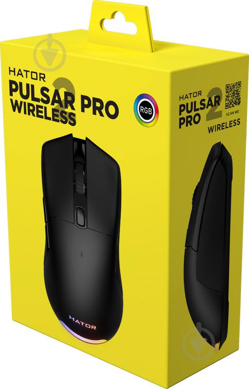 Миша Hator ігрова Pulsar 2 PRO Wireless black (HTM-530) - фото 6