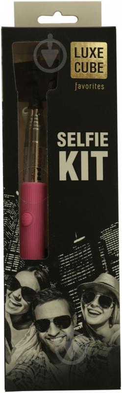 Селфі-монопод Luxe Cube Selfie Kit  pink - фото 4