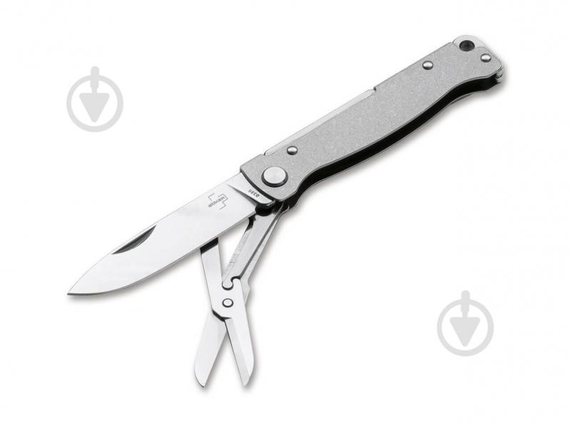 Ніж складаний Boker PLUS ATLAS MULTI SILVER GEN.2 01BO857 - фото 1