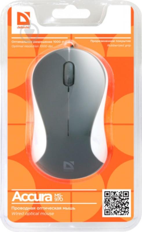 Мышь Defender Accura MS-970 grey - фото 4 Мышь Defender Accura MS-970 grey - фото 4