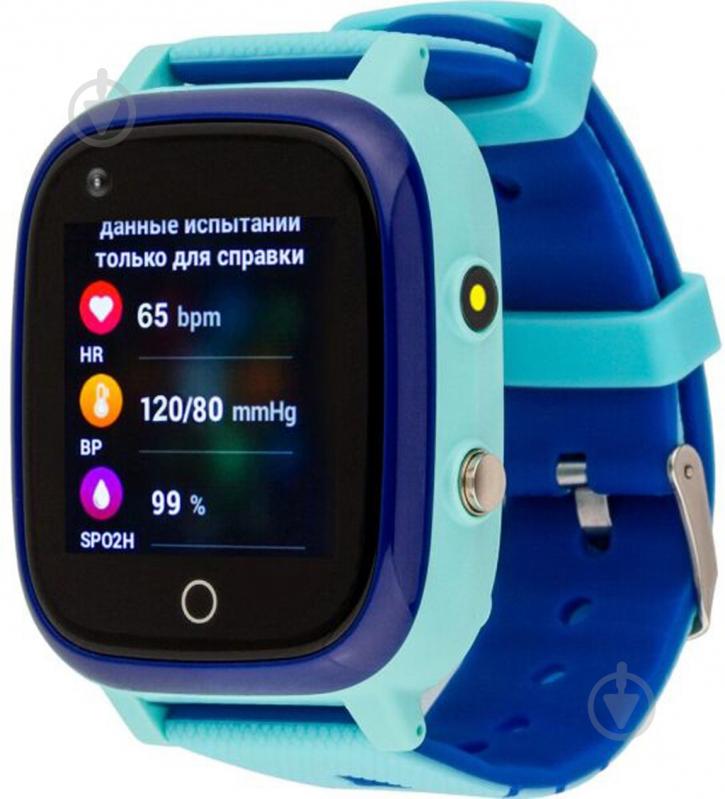 Смарт-годинник AmiGo GO005 4G WIFI Thermometer blue - фото 2