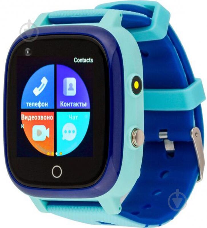 Смарт-годинник AmiGo GO005 4G WIFI Thermometer blue - фото 3