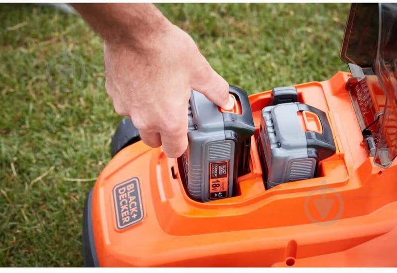 Газонокосарка акумуляторна Black+Decker BCMW33184L2 - фото 2