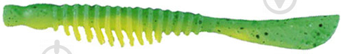 Червь Nomura Ribbed Curlly Tail 100 мм 8 шт. 014 chart green (NM71201410) - фото 1