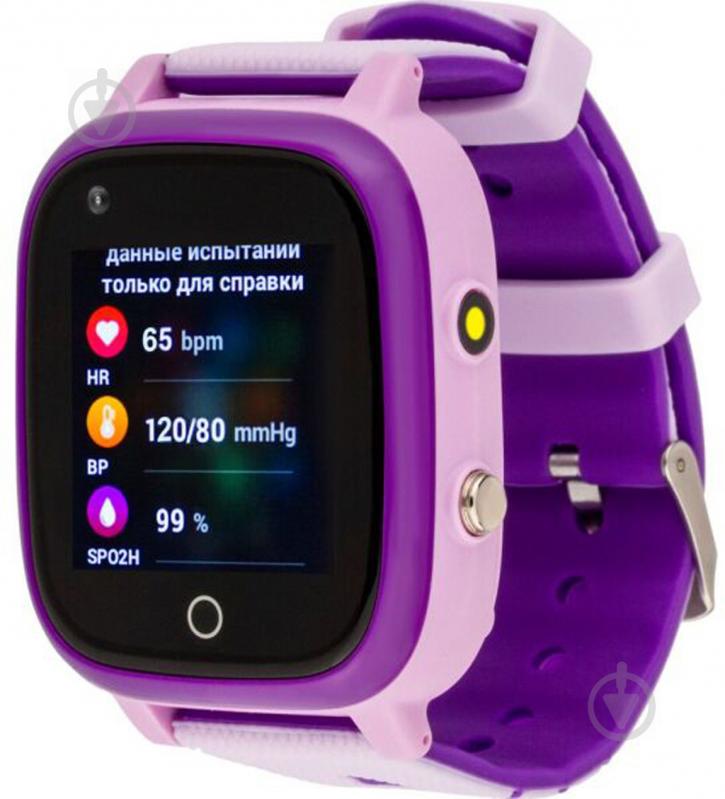 Смарт-часы AmiGo GO005 4G WIFI Thermometer purple (747019) - фото 1