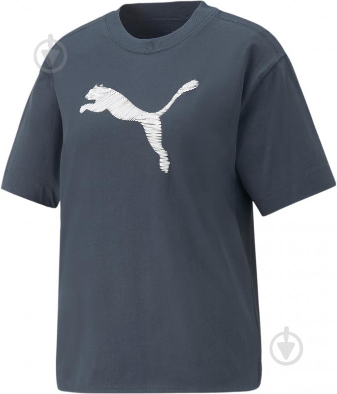 Футболка Puma HER TEE 67310716 р.L синій - фото 1