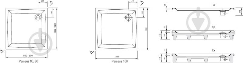 Поддон душевой Ravak Galaxy Perseus A027701210 - фото 3