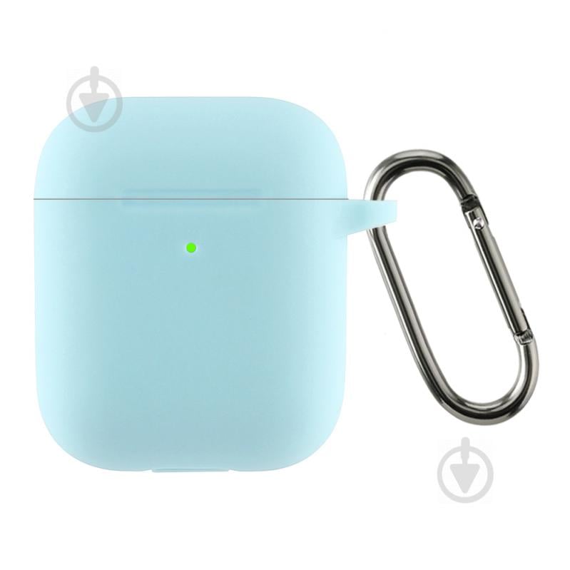 Чохол для навушників Armorstandart Ultrathin Silicone Case With Hook для Apple AirPods 2 sky blue ARM59692 - фото 1