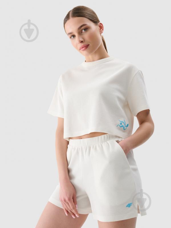 Шорты 4F SHORTS CAS F531 4FWSS25TSHOF531-11S р. XS белый - фото 2 Шорты 4F SHORTS CAS F531 4FWSS25TSHOF531-11S р. XS белый - фото 2