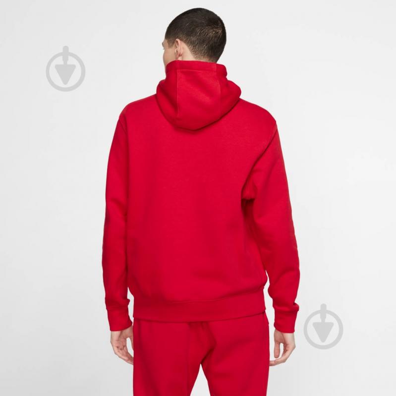 Джемпер Nike M NSW CLUB HOODIE PO BB GX BV2973-657 р. L красный - фото 5
