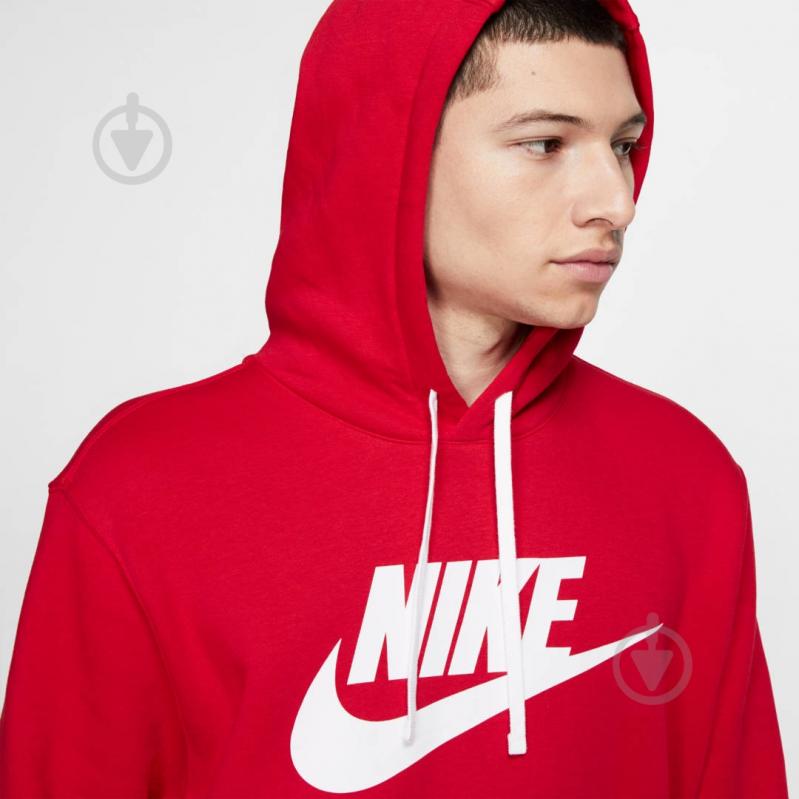 Джемпер Nike M NSW CLUB HOODIE PO BB GX BV2973-657 р. L красный - фото 6