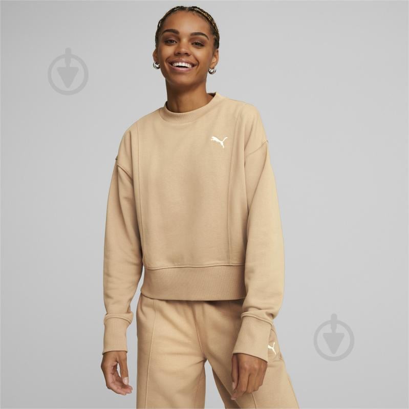 Свитшот Puma HER CREW TR 67310989 р.XS коричневый - фото 3