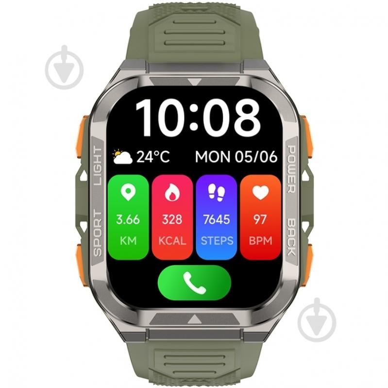 Смарт-часы Blackview W80 Pro Green (6931548324072) - фото 1 Смарт-часы Blackview W80 Pro Green (6931548324072) - фото 1