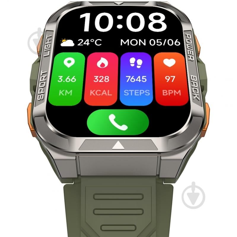 Смарт-часы Blackview W80 Pro Green (6931548324072) - фото 6 Смарт-часы Blackview W80 Pro Green (6931548324072) - фото 6