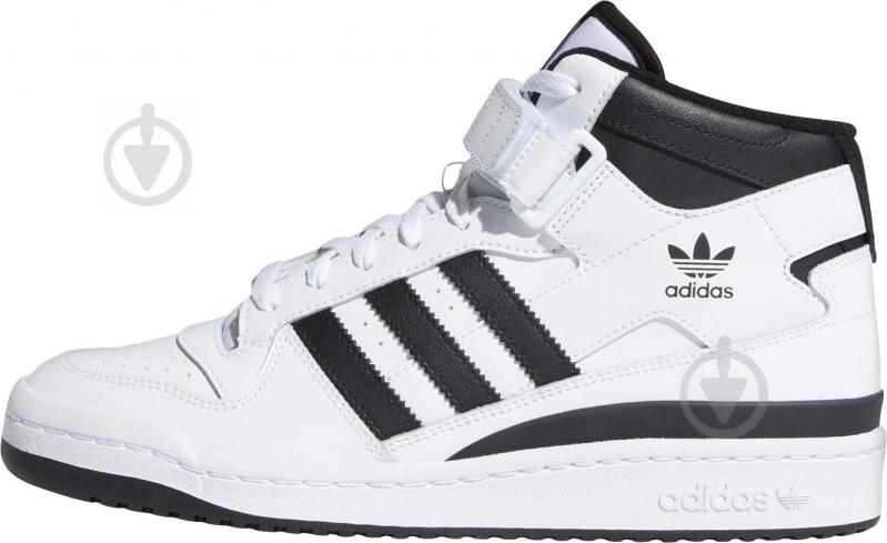 Кросівки чоловічі зимові Adidas FORUM MID FY7939 р.41 1/3 біло-чорні - фото 3